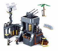 WWII D-Day, The Atlantic Wall Building Brick Kit (765 pcs)