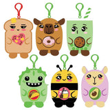 Plushie Bites Soft Plush Keychain Assortment - 12/Display