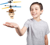 Pixar Toy Story Emoji Woody IR UFO Ball Helicopter