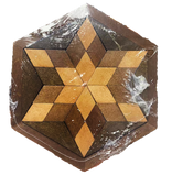 Star Shape Tangram Wooden Puzzle for Kids and Adults 30pcs
