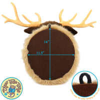 Evander the Elk Head | 25 Inch Stuffed Animal Plush