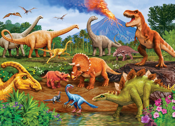 Triceratops & Friends (Tray) 35pc puzzle