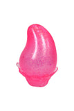 Tear Drop Glittery  Squishy w/ Stand