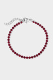 Stainless Steel Birthstone Tennis Bracelet