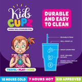 Insulated Spill Free 12oz Kids Cup Assortment - 6/Display