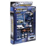 15Pc Diecast Police Play Set
