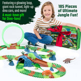 Dinosaur Forest Race Car Track Edition STEM Toy Gift Set