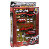 15PC DIE-CAST FIRE FIGHTER PLAY SET