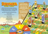 Dinosaur Snakes and Ladders (Vintage Design)  Board Game, 3+