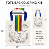 Color Your Own Tote! – 3 Fun Designs to Choose From