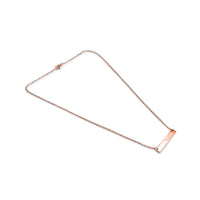 Blank Polished Bar Stainless Steel Necklace: Rainbow