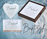 Tabletop Glass Plaque Baptized In Christ