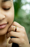 18k Gold PVD Coated Mood Band Stainless Steel Ring