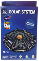 Solar System 3D NASA Space STEM Puzzle (45 Pcs)