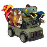 (T) DINOSAUR SCHOOL BUS WITH LIGHTS AND SOUND