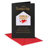 Valentine's Day for Wife -DOG COUPLE IN ENVELOPE