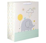 Extra Large Ivory Yellow Baby Shower Gift Bag
