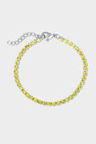 Stainless Steel Birthstone Tennis Bracelet