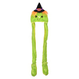 LIGHT-UP WITCH PLUSH HOODIE SCARF HAT 35"