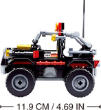 Car Club Offroad Building Brick Kit, Black (158 Pcs)