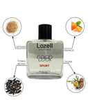LAZELL GOOD LOOK SPORT FOR MEN EDT 3.4 OZ 100 ML Perfume