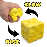 Fun Doh Slow Rise Cheese Squishies | Viral Sensory Display