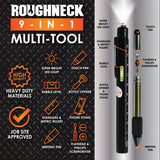 Roughneck Multi-Tool 9-In-1 Pen - 6 Piece Display