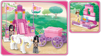 Girl's Dream Royal Carriage Building Brick Kit (137 Pcs)