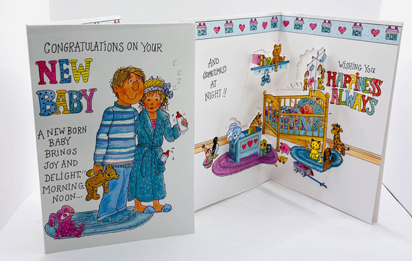 New Baby Pop Up Card