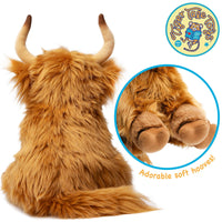 Henley The Highland Cow | 11 Inch Stuffed Animal Plush | By