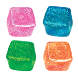 Fun Doh Glow in the Dark Squishy Sparkle Cube - 12/Display