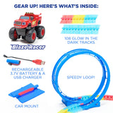Nickelodeon Blaze Race Track Glow in the Dark STEM Gift Toy