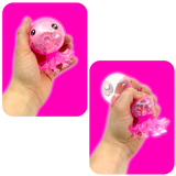 So Much Fun! Squishy Light Up Octopus Boxed Toy - 12/Display