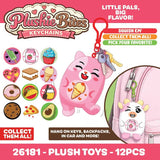Plushie Bites Soft Plush Keychain Assortment - 12/Display