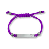 Engravable Cutout Heart Friendship Curved Bar Bracelet