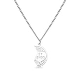 Best Friend Friendship Pendant Stainless Steel Necklace