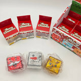 Light-Up Christmas Maltose Cube Squishy Toy - Glitter Colors
