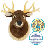 Evander the Elk Head | 25 Inch Stuffed Animal Plush