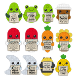 Emotional Support Crochet Plush Pals Boxed- 12/Display