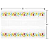 Disposable Table cloth – Rectangular Smiley Balloon Border