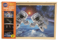 NASA 4-in-1 Wood Space 12pc Jigsaw Puzzle Set