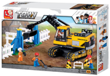 Construction Traxcavator Building Brick Kit (614 Pcs)
