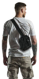 Tac Gear Mini MOLLE Tactical Sling Bag with Strap- 4/Display