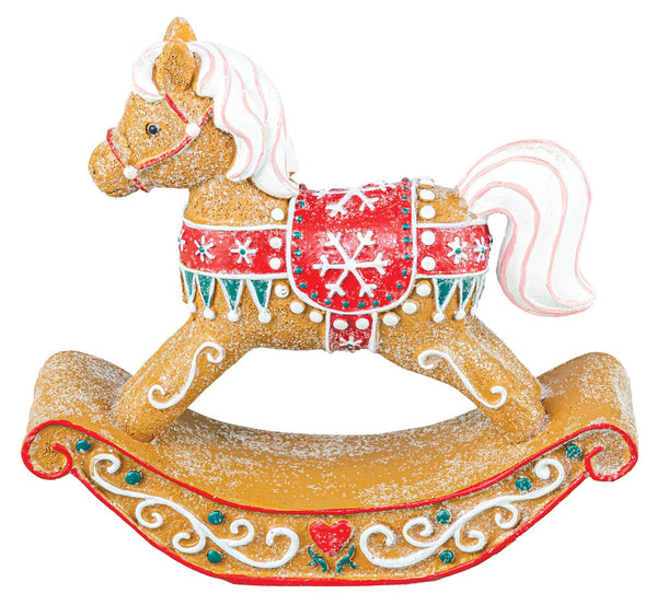 GINGERBREAD ROCKING HORSE TABLETOP