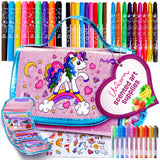 Unicorn Scented Art Supplies Kit for Kids - Gifts for Girls