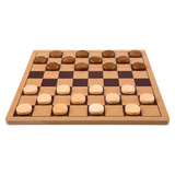 10" WOODEN CHECKERS