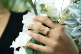 18k Gold PVD Coated Mood Band Stainless Steel Ring