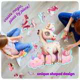 Jumbo Shimmery 45-Piece Unicorn Floor Puzzle for Kids