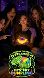 Glow-in-the-Dark Mystery Dumpling Squishy Toy - 12/Display