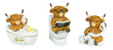 Highland Cow Powder Room 3 Ast